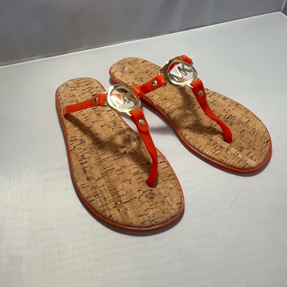 Michael Kors Blood Orange/Red Sandals - Picture 1 of 5